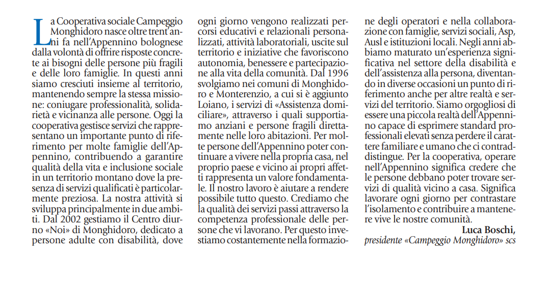 Immagine di copertina: Una Cooperativa di vicinanza